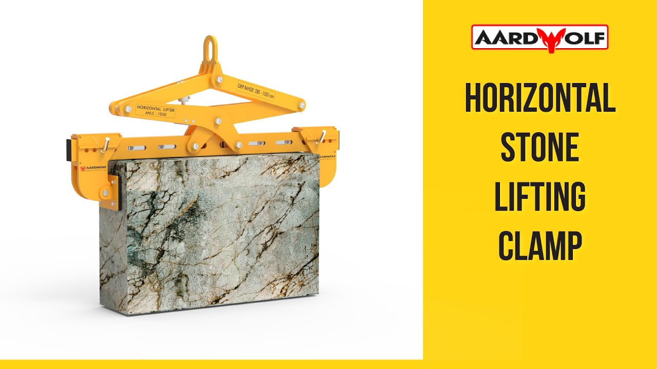 Horizontal Stone Lifting Clamp | Aardwolf