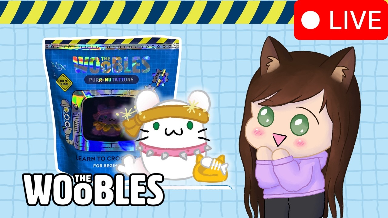 Let’s Finish Purr-Mutation #9720 🧬🐱 | Crocheting Woobles LIVE