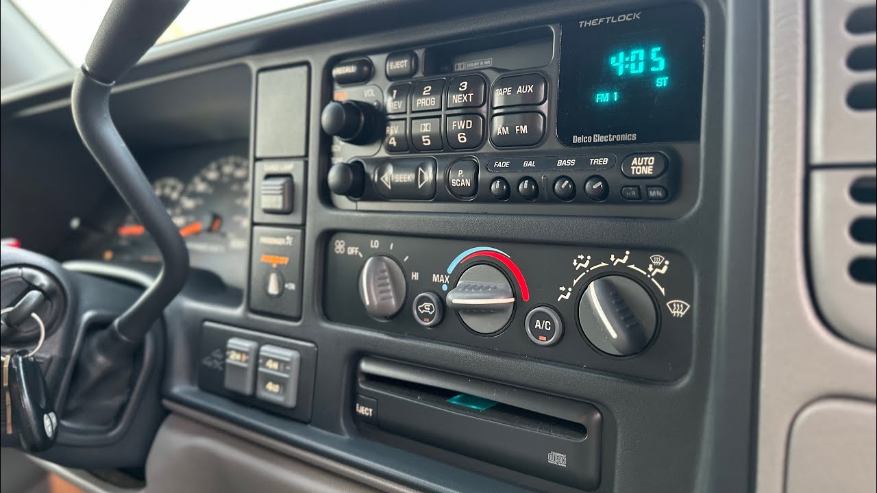 Interior Functions - 1998 Chevrolet K1500