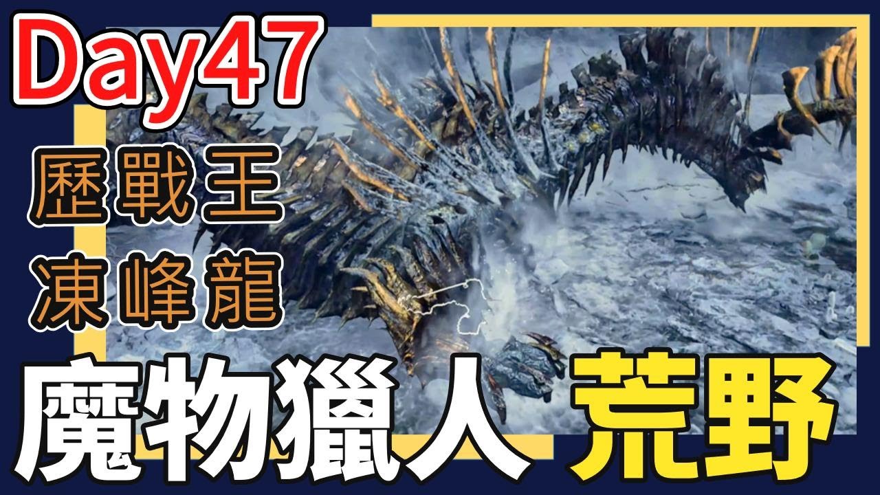 【比思彼】魔物獵人荒野  Day47 龍車王凍峰龍