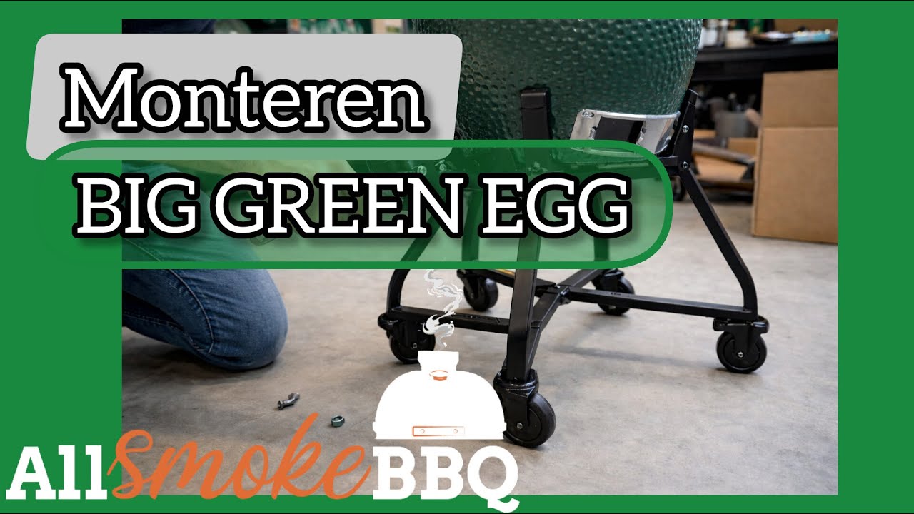 Montage van de Intergrated handler | Big Green Egg Series