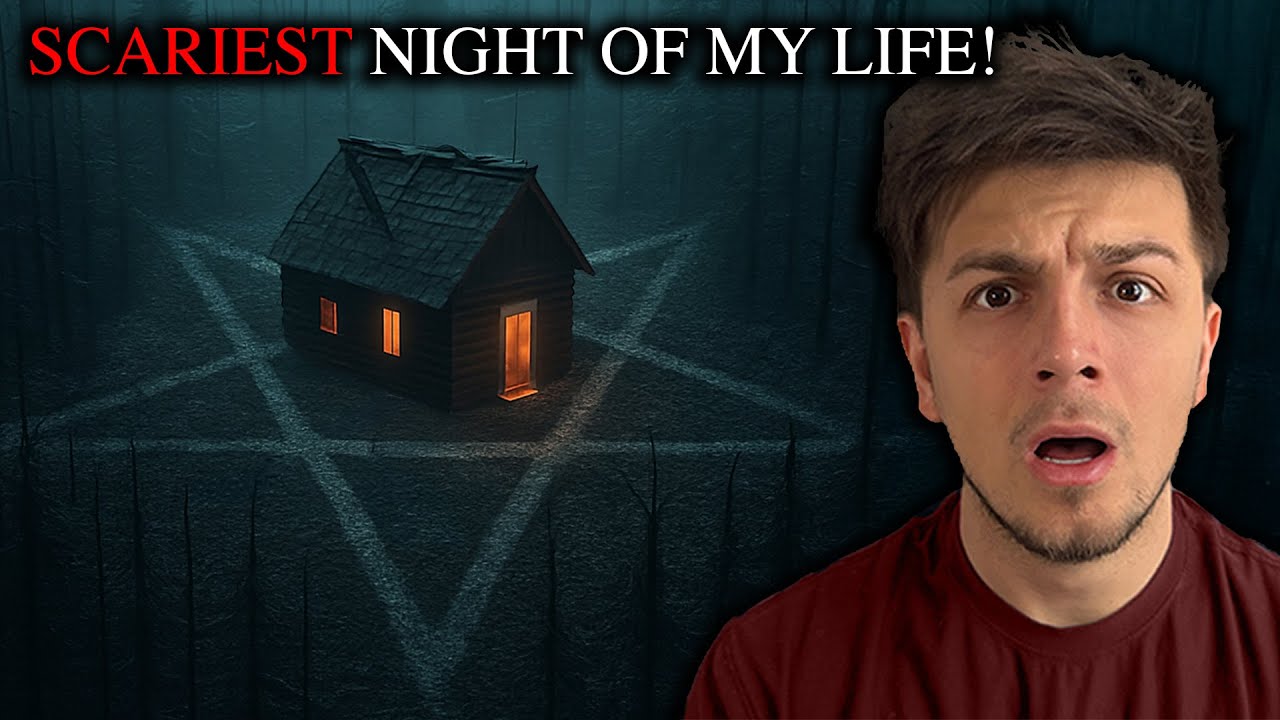 (WE ARE IN DANGER) TRAPPED INSIDE HAUNTED DEMON CABIN IN THE WOODS - CAMPING GONE WRONG