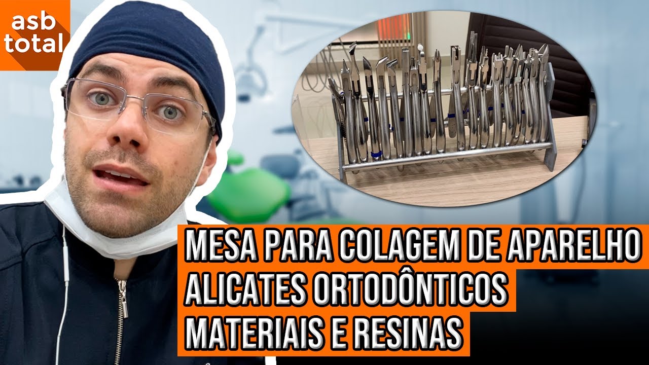 MESA DE ORTODONTIA PARA MANUTENÇÃO E COLAGEM | ASB TOTAL