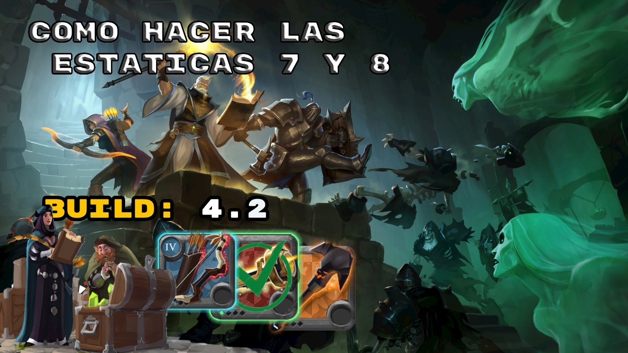 ✅#GUIA🤔¿Como hacer estaticas tier 7 y 8? BARATO! #albiononlineesunmmorpg #albionpve #quierodormir
