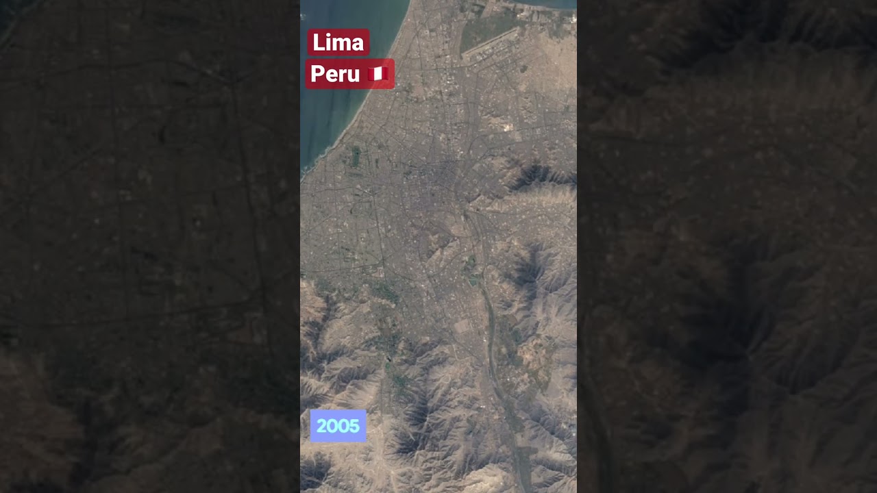 Lima, Peru 🇵🇪 #expansion over #1984 - #2020 #lima #peru #per&uacute; #shorts #reels #2022 #world #earth