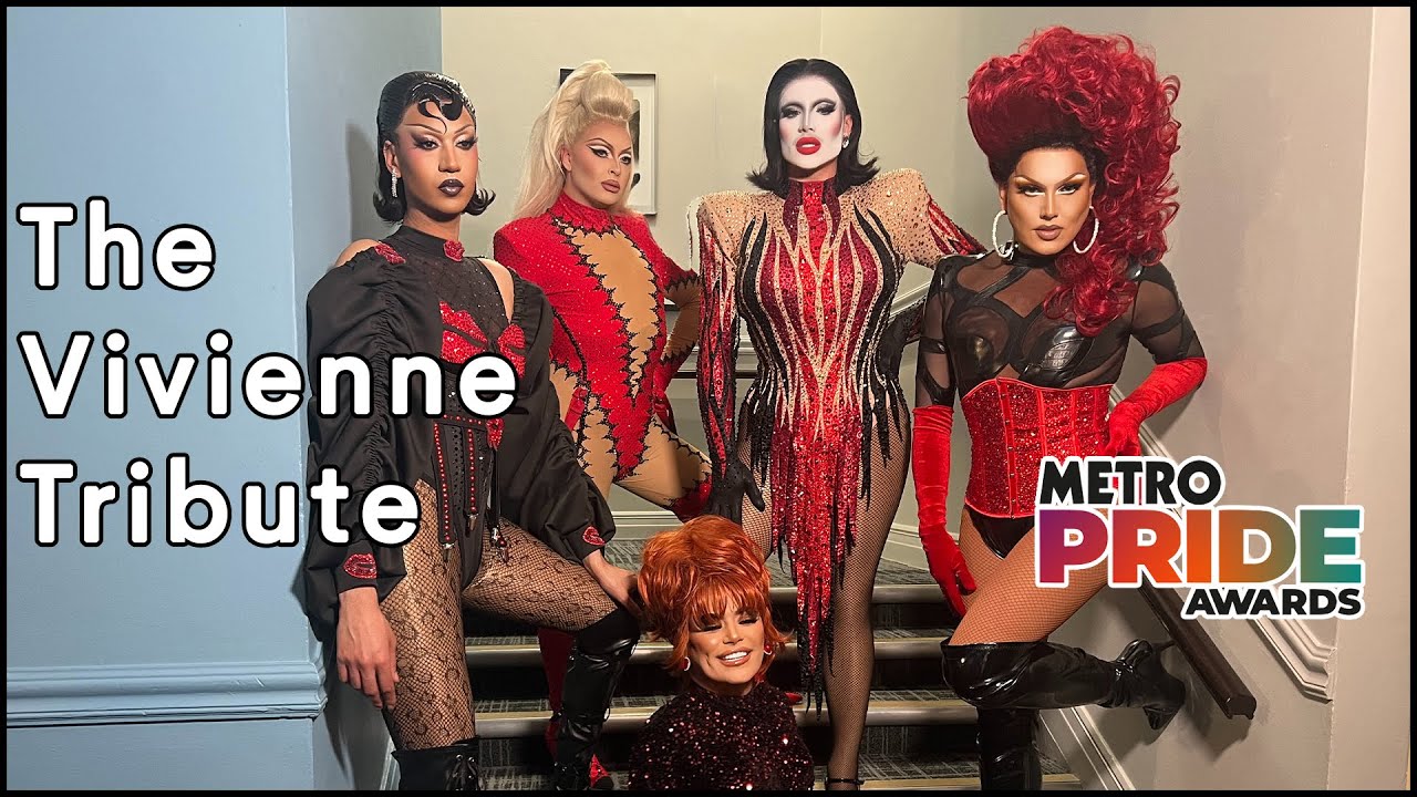 The Vivienne Tribute:  Tia Kofi, Cheryl, Danny Beard, Baga Chipz MBE and Michael Marouli.