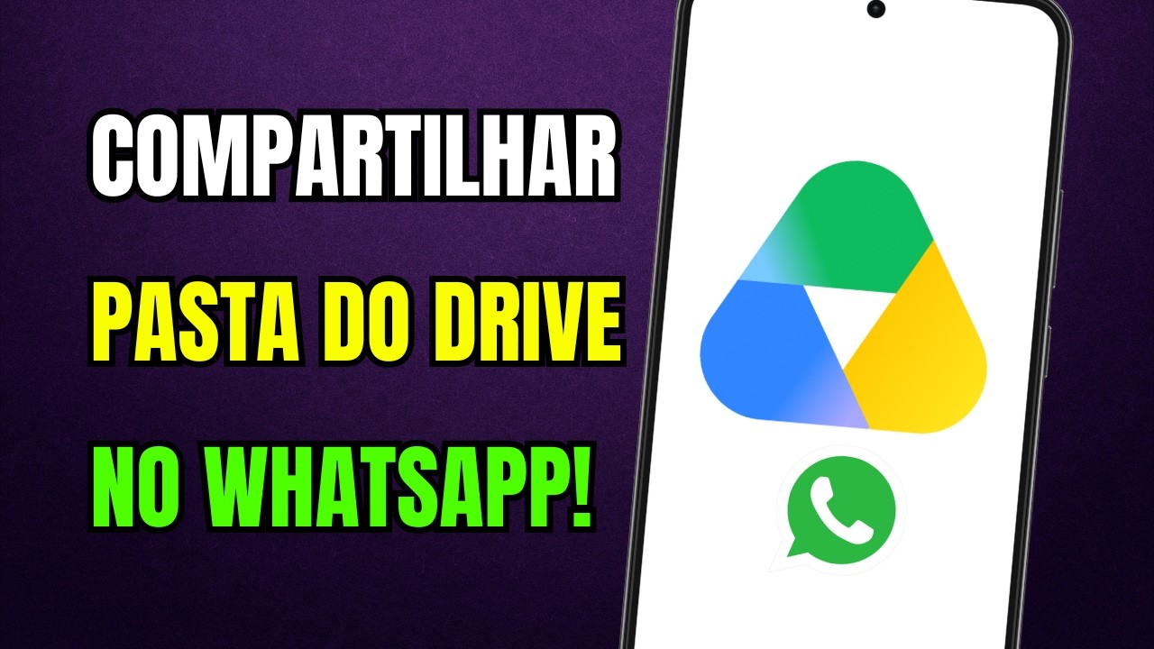 COMO COMPARTILHAR PASTA DO GOOGLE DRIVE NO WHATSAPP