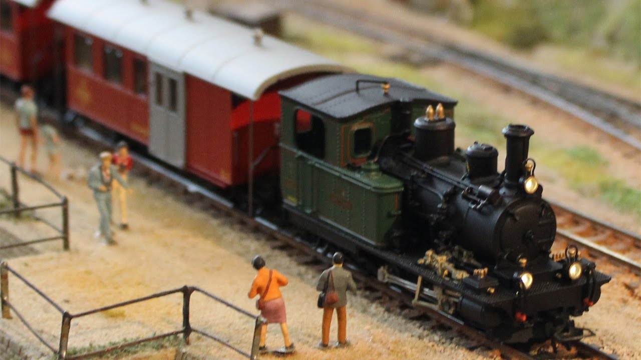 Dampfbahn Furka Bergstrecke - H0m Modellbahnanlage - ModellbahnLinks