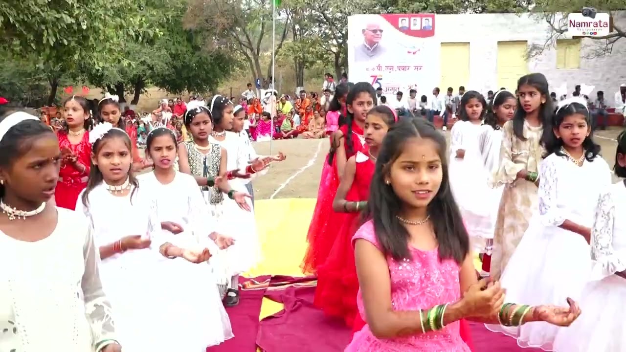 चिऊताई चिऊ माझ्या अंगणात ये गं |Shri Jagdamba Vidyamandir Dhangar Jawalka 26 Jan Republic day|Patoda