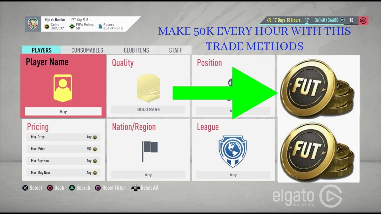 FIFA 20 - MAKE 50K EVERY HOUR INSANE SNIPING FILTERS AND TRADE METHODS!