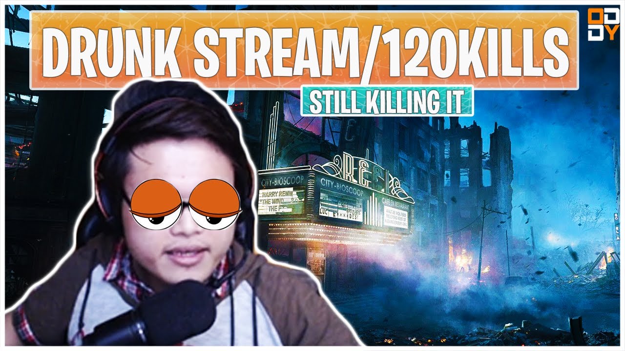 DRUNK STREAM and STILL Destroying EVERYONE on BATTLEFIELD V