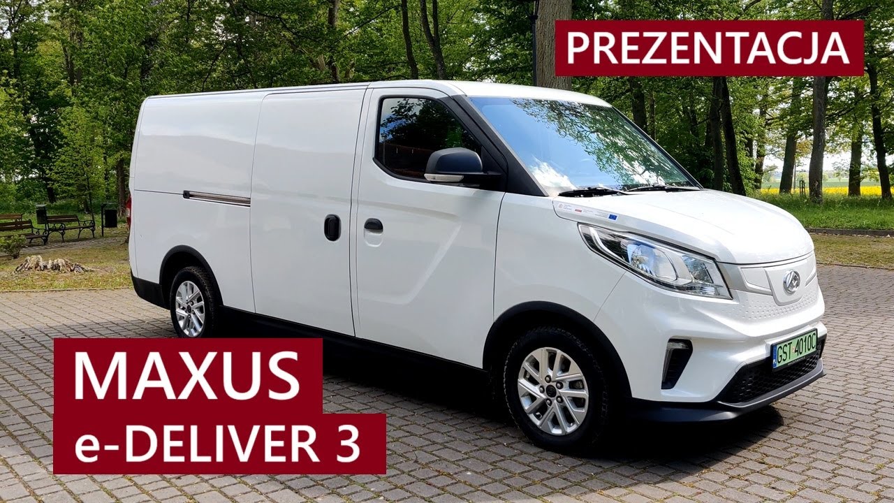 MAXUS e-Deliver 3 - elektryczny chiński samochód dostawczy