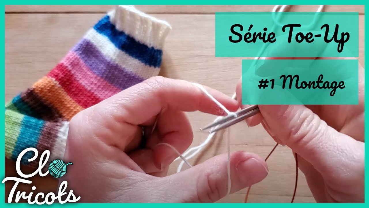 Le montage magique de Judy (Judy's Magic Cast On) - Série chaussettes toe-up