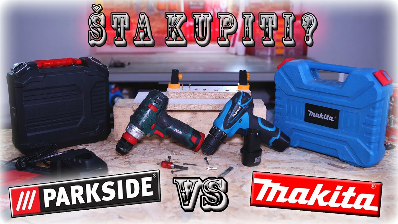 #5 TEST : Parkside  PBSA 12 A1  ( X12V ) vs. Makita FD02 (10,8 / 12v)  - Precizan rez