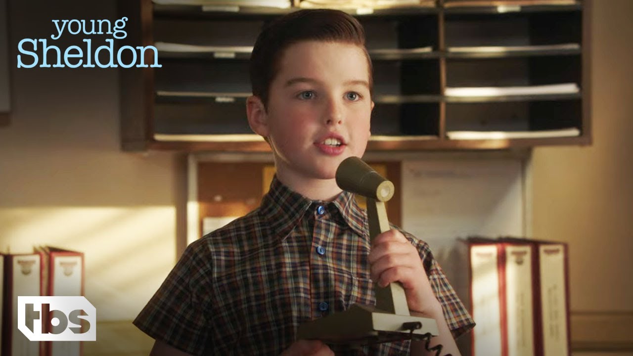 Sheldon Invites The School To A Nobel Prize Party (Clip) | Young Sheldon | TBS