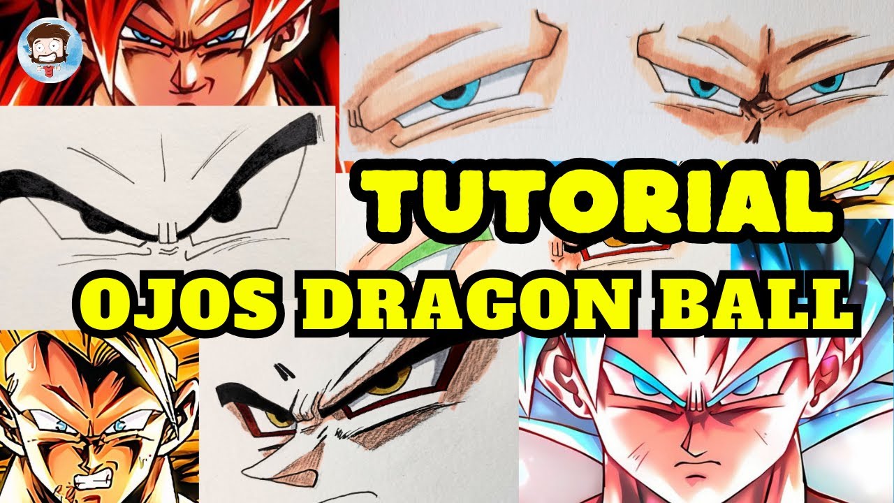 TUTORIAL | CÓMO DIBUJAR OJOS ESTILO DRAGON BALL | PARTE 1 | OJOS SAIYAJIN