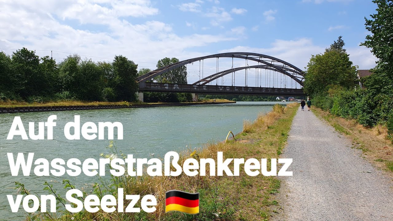 Auf dem Wasserstra&szlig;enkreuz  von Seelze bei Hannover 🇩🇪