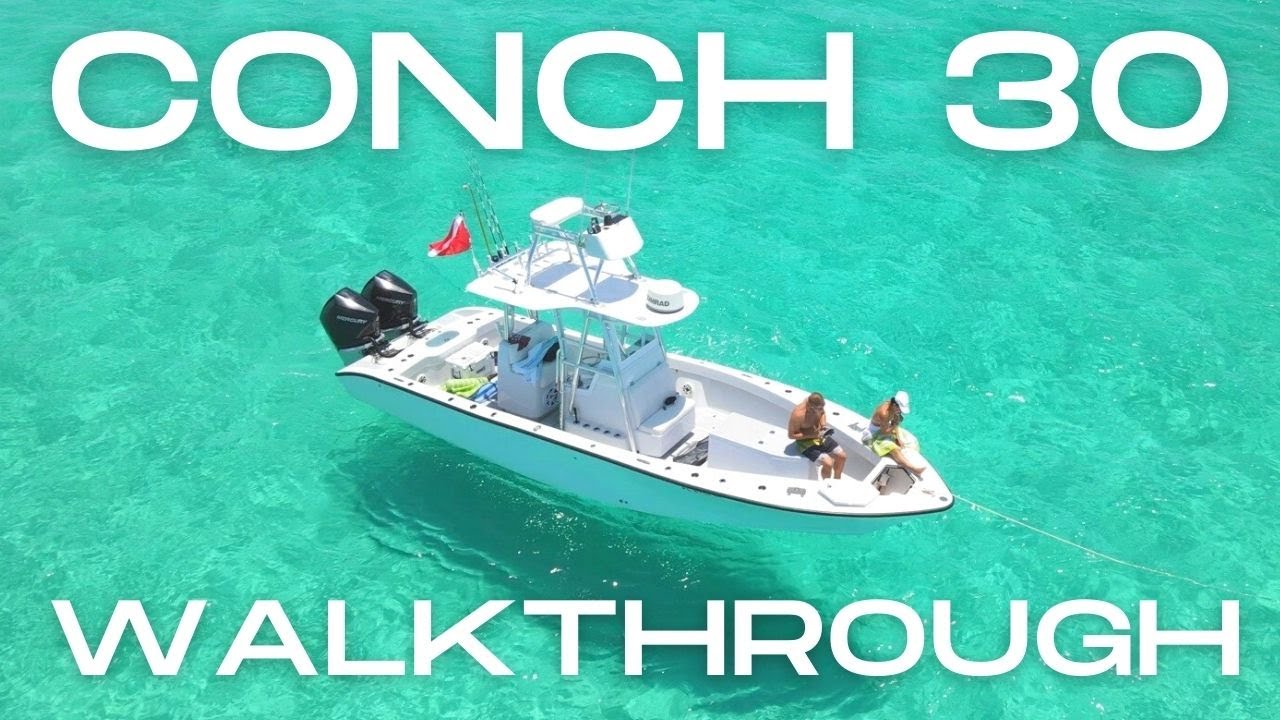 ONE of the BEST Midsize Center Console Fishing Boats? My CONCH 30 Walkthrough