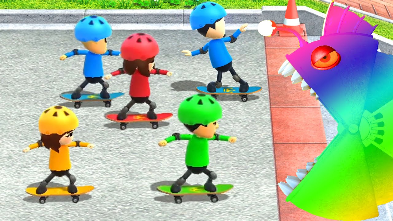 Wii Party U Battle Of The Minigames - Item Box vs Mizuho vs Huyn-woo vs Marit (Master Cpu)