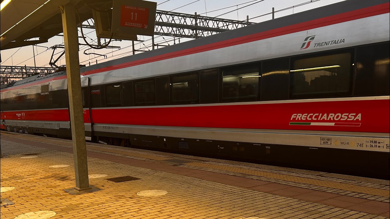 Treni Pomeridiani e Serali alla stazione di Roma Tiburtina (Video del 9 Dicembre 2025)