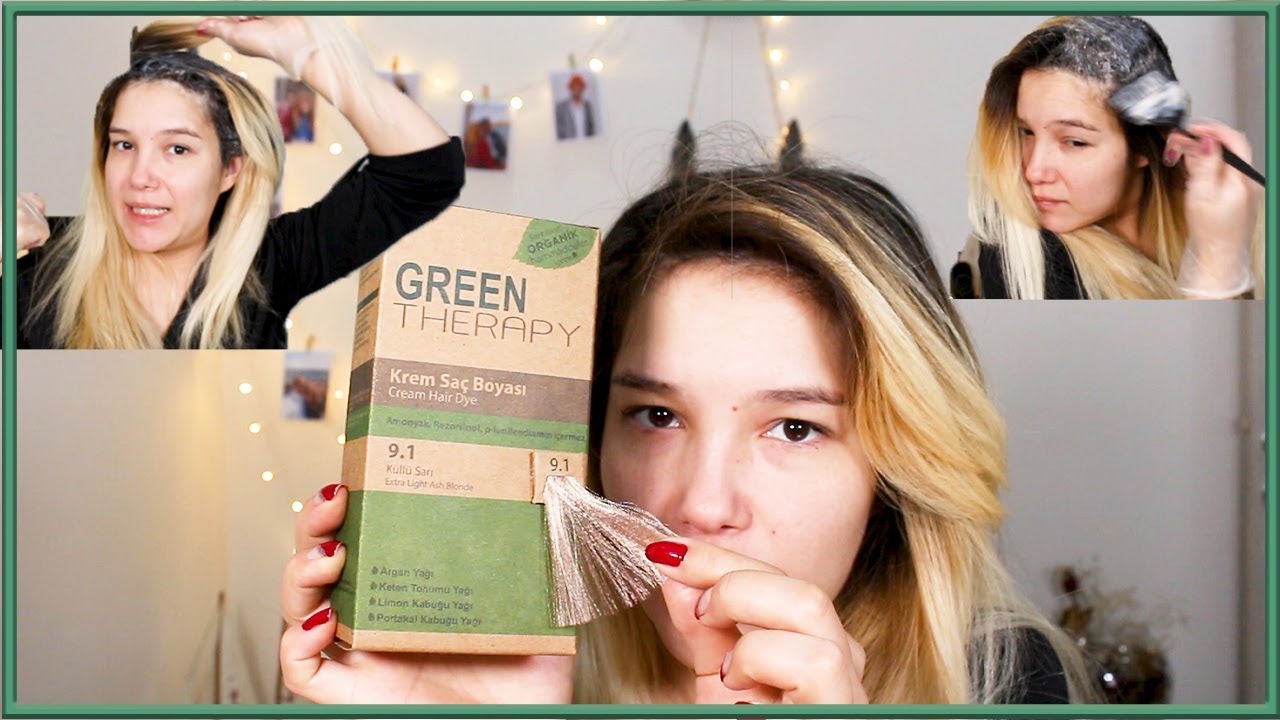 HAMİLELİKTE SAÇ BOYAMA / DOĞAL GREEN THERAPY SAÇ BOYASI #doğalsaçboyası #hamileliktesaçboyamak