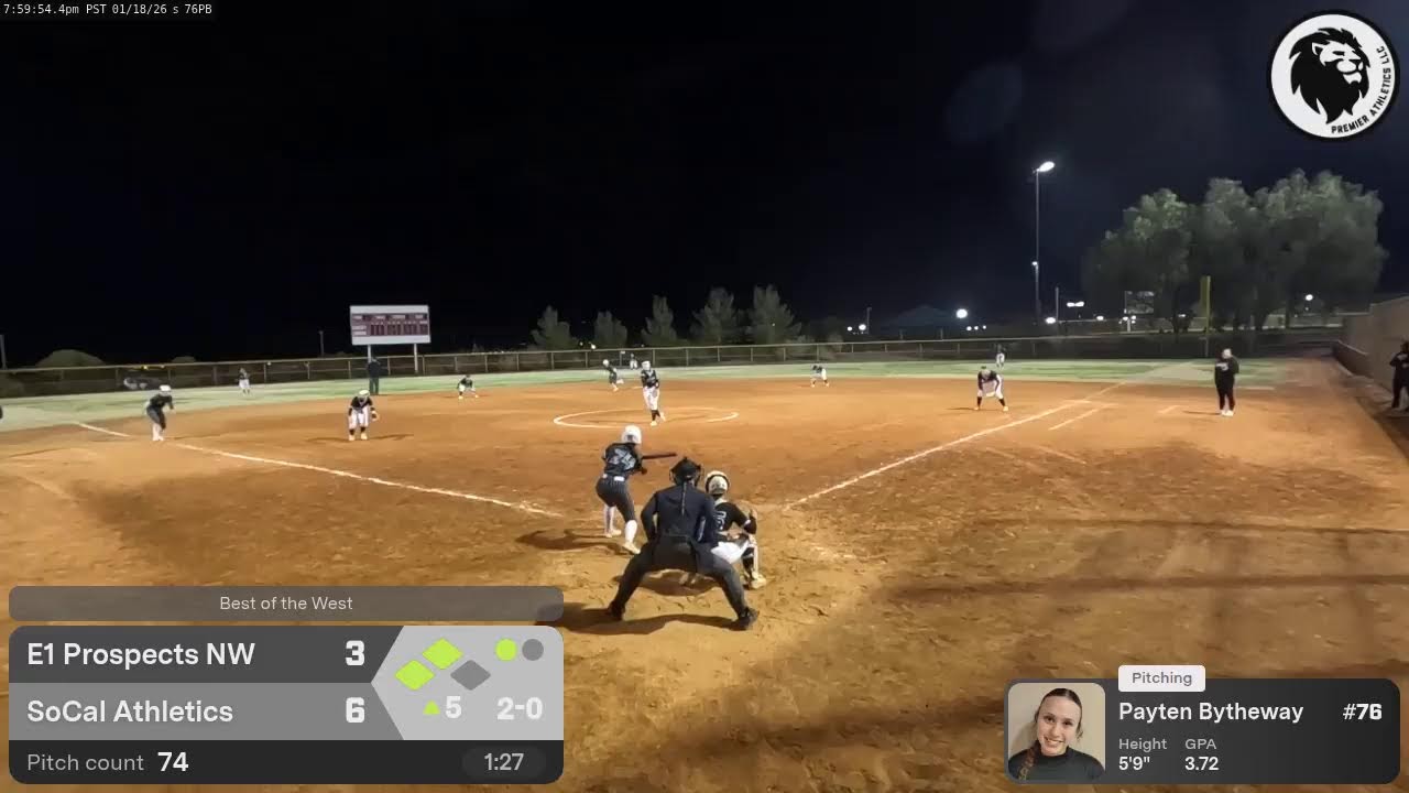 SoCal Athletics vs. E1 Prospects NW (2026.01.18)