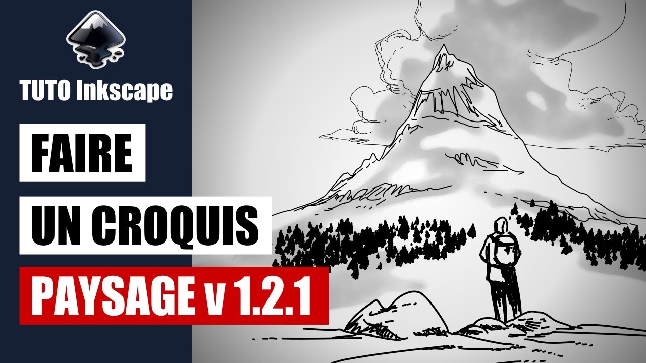 Tuto inkscape : croquis paysage (v.1.2.1)