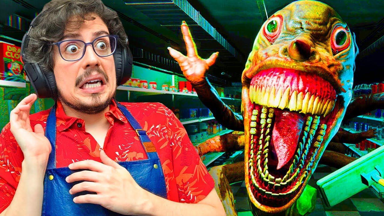 TRABAJO (ahre) en el SUPERMERCADO del INFIERNO 🛒🔥| Hellmart