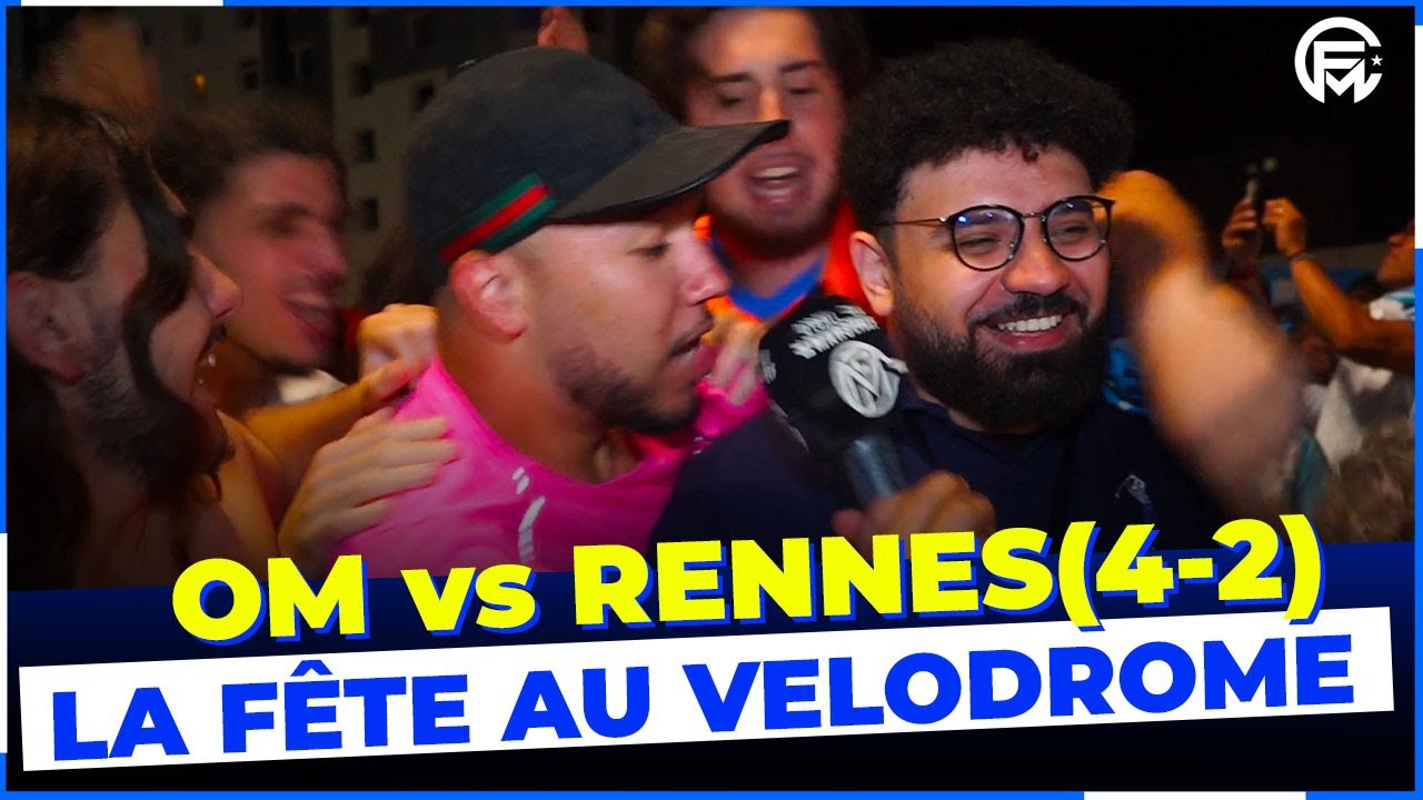 🔥🔥 OM  - Rennes (4-2): Les SUPPORTERS en FOLIE !!! RABIOT, GREENWOOD, DE ZERBI...
