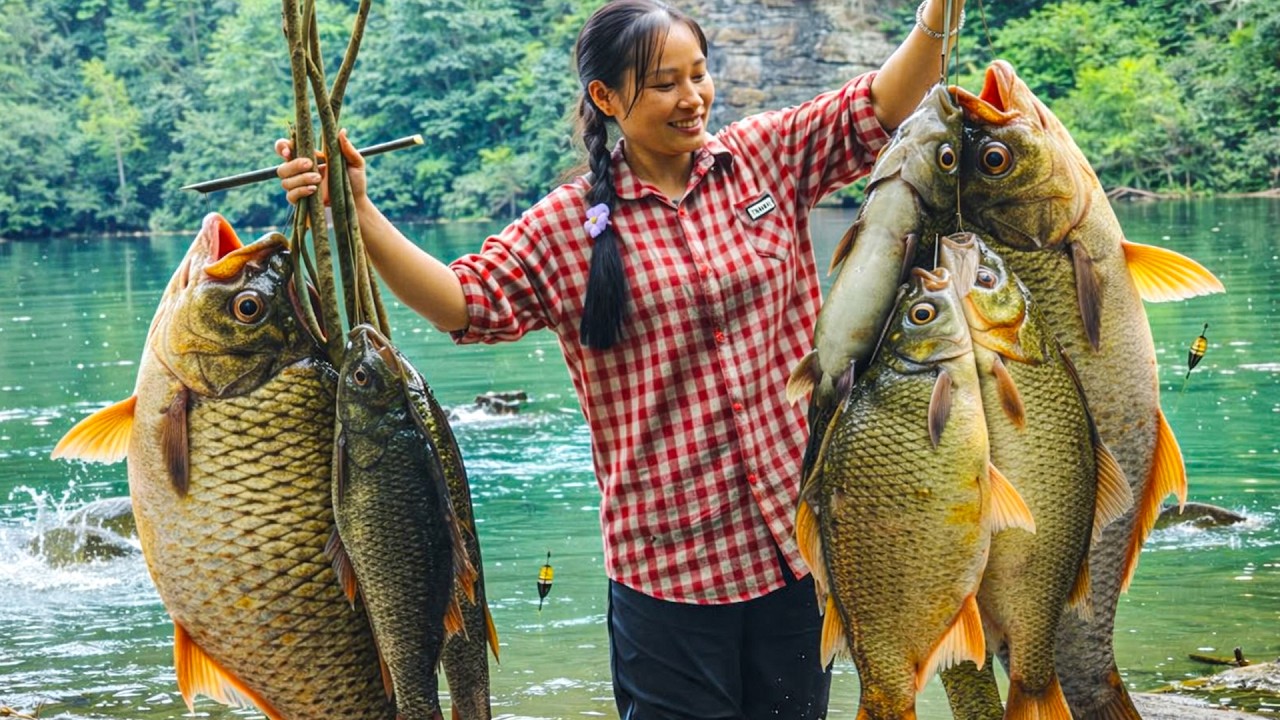 Alone on a Deserted Island Catching Massive Fish & Selling for Profit
