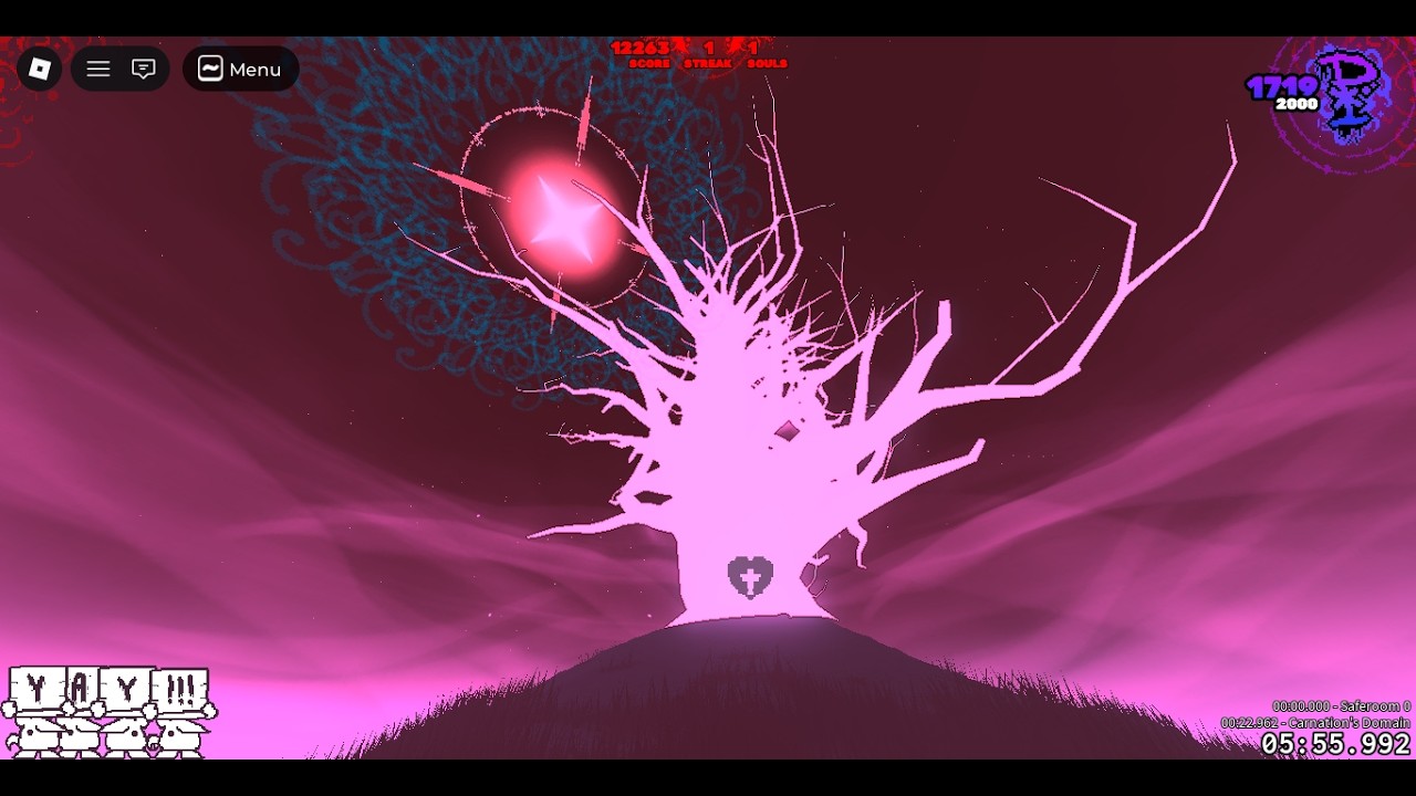 ROBLOX GRACE (SOUL OVER BODY) - WOED - CARNATION'S DOMAIN : MAX SEVERITY WITH P RANK NO UPGRADES.
