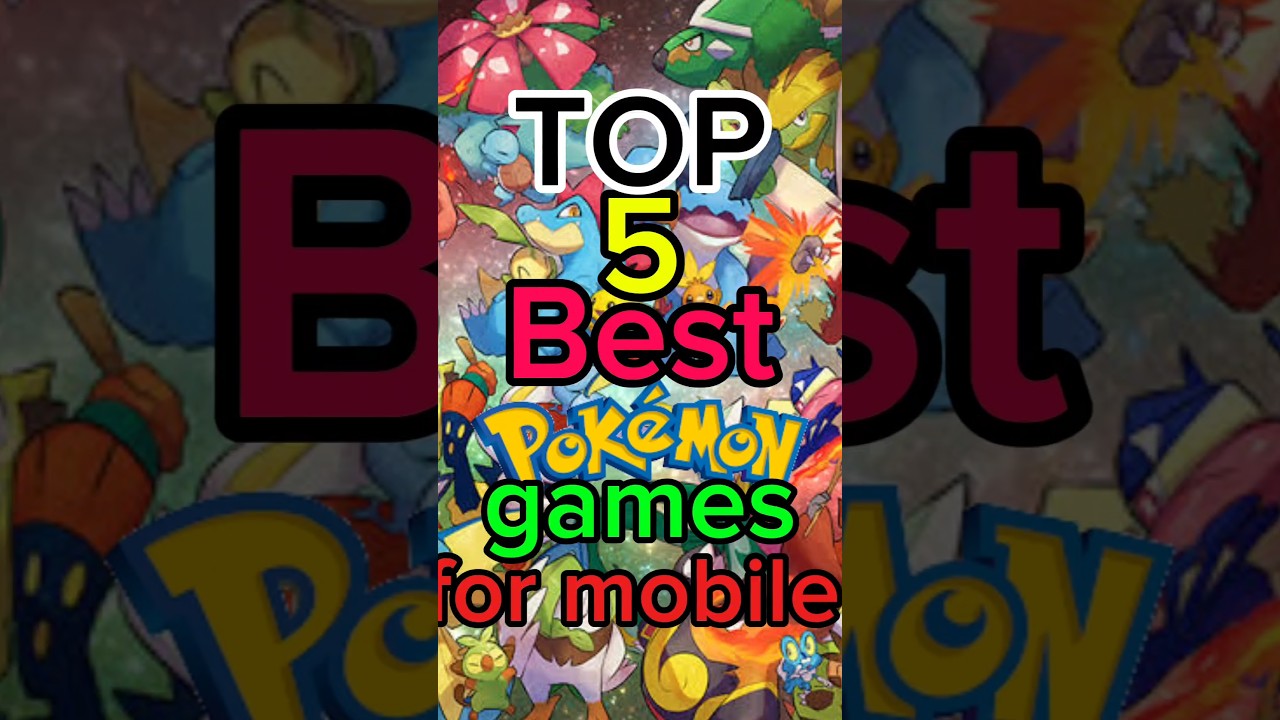 Top 5 Best Pokemon Games For mobile #shorts