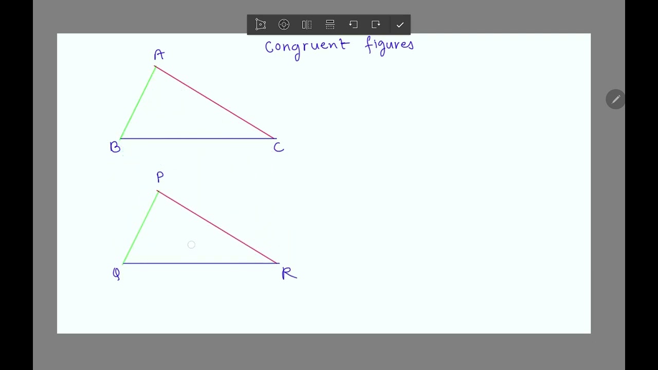 CONGRUENCE OF TRIANGLES (PART-1)