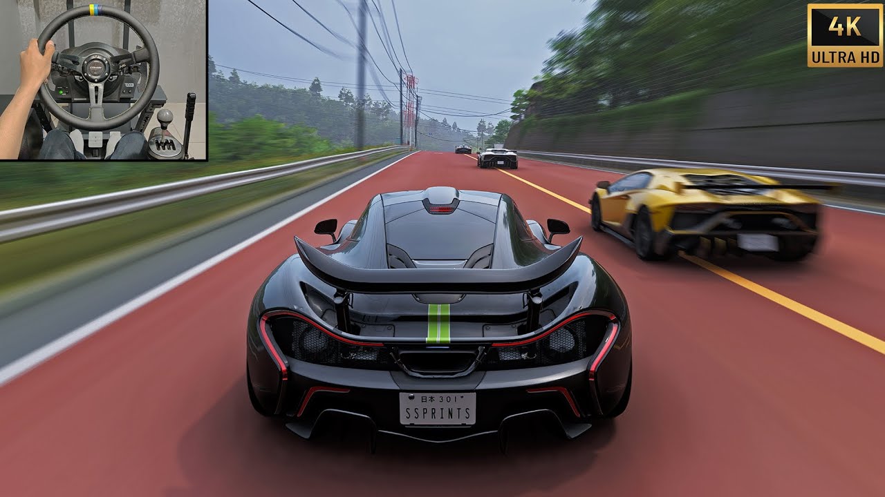 900HP McLaren P1 VS Hypercars! | Forza Horizon 6 Steering wheel