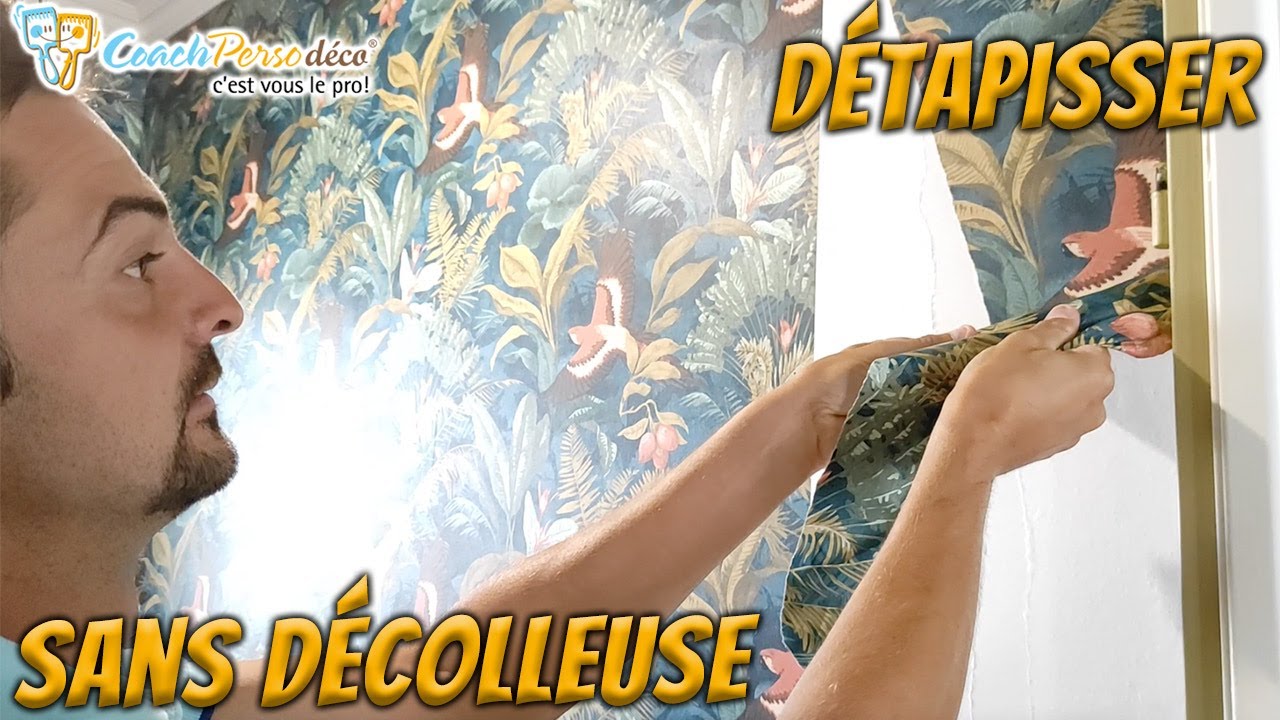 Enlever du Papier Peint RAPIDEMENT Sans Galérer (+ méthode pour nettoyer le support) 💪