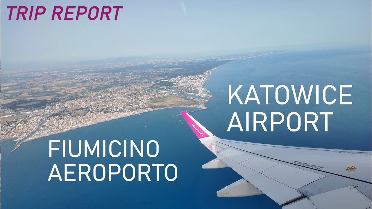 Lecę z Rzymu (FCO) do Katowic (KTW) | Wizzair | A320neo | Trip report