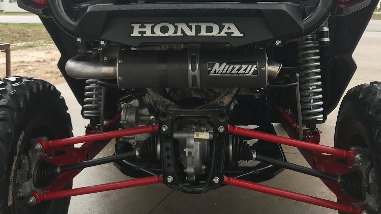Honda Talon Exhaust Before And After!
