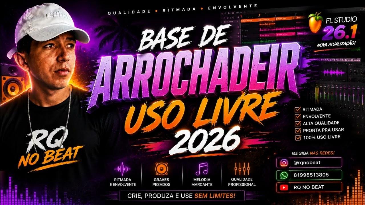 BASE DE ARROCHADEIRA USO LIVRE 2026 - RQ NO BEAT