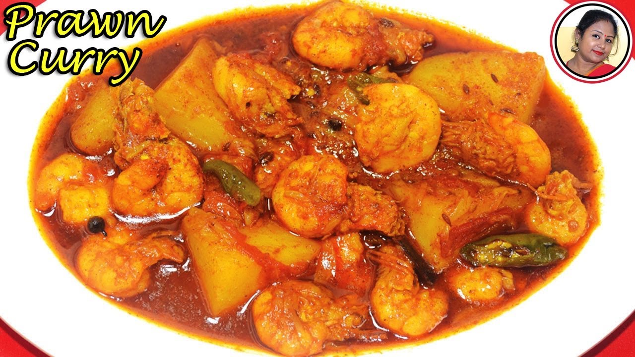 Bengali Style Prawn Curry | Chingri Macher Gravy Recipe | Prawn Masala Curry | Shampa's Kitchen
