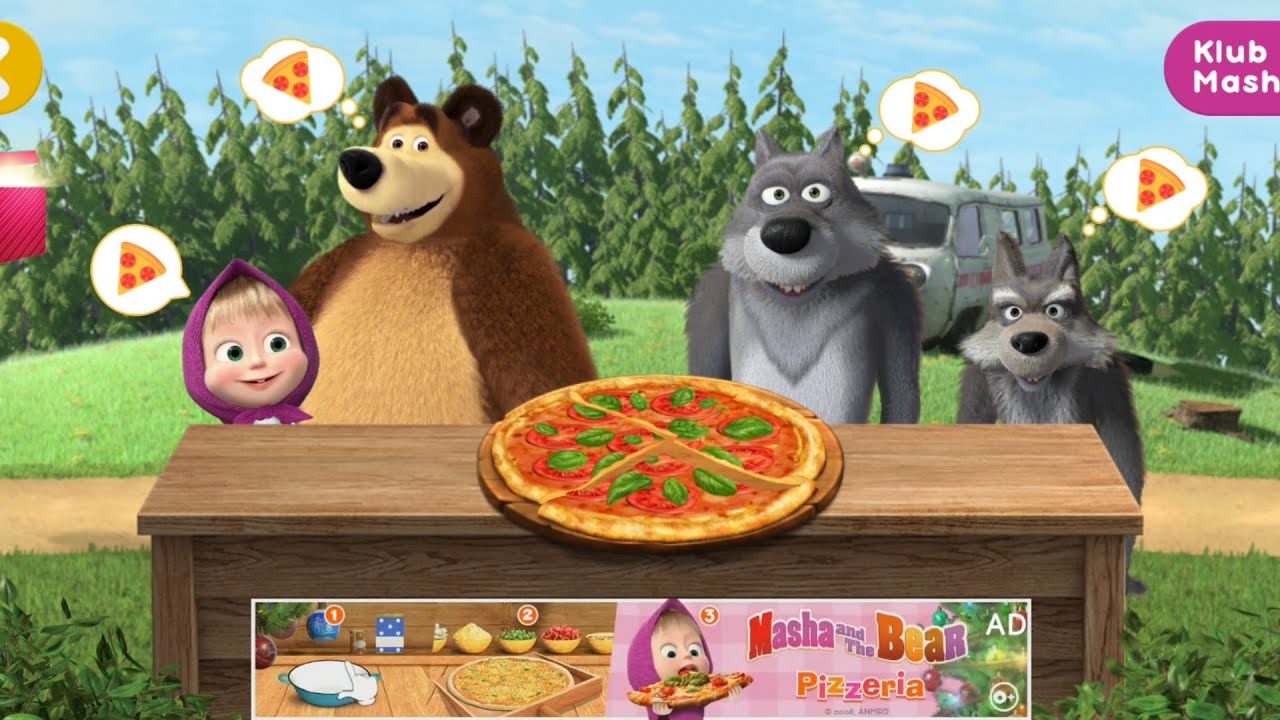 Permainan Rumah Pizza Marsha and the Bear | Permainan Anak-Anak