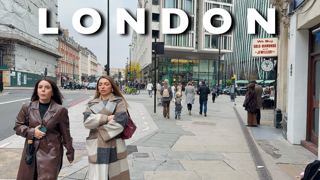 [4K] LONDON- Beautiful ROYAL Walk From Victoria Station Through Museums To Buckingham Palace🇬🇧