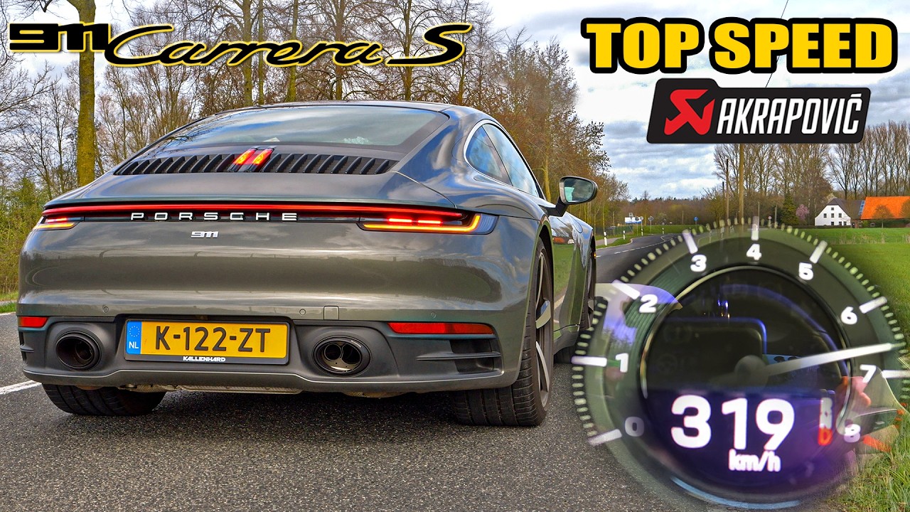 Porsche 992 Carrera S *AKRAPOVIC vs STOCK* // 0-100 100-200 200-300