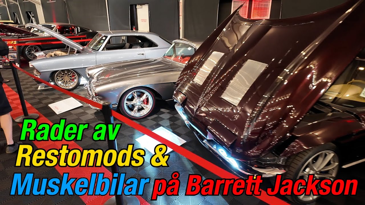 Auction week i Scottsdale: Muskelbilar o restomods