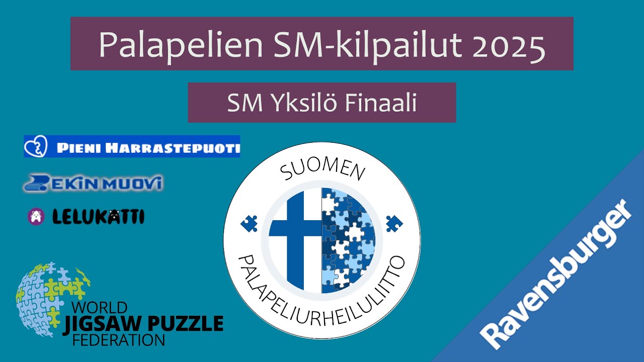 Palapelien SM 2025 - Yksil&ouml;iden Finaali