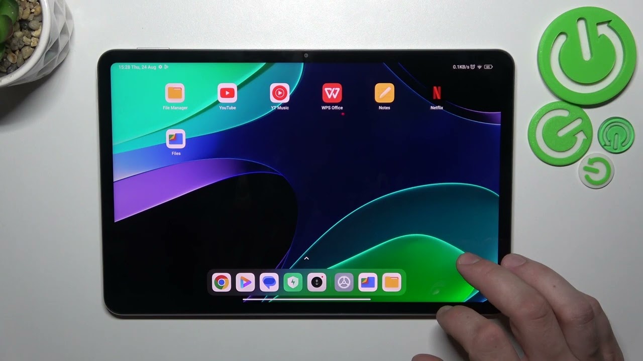 Как включить или отключить меню приложений на Xiaomi Pad 6
