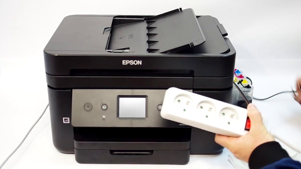 Epson WF-2860 WF-2865 WF-2880 WF-2885 avec le syst&egrave;me d'encrage en continu, CISS syst&egrave;me