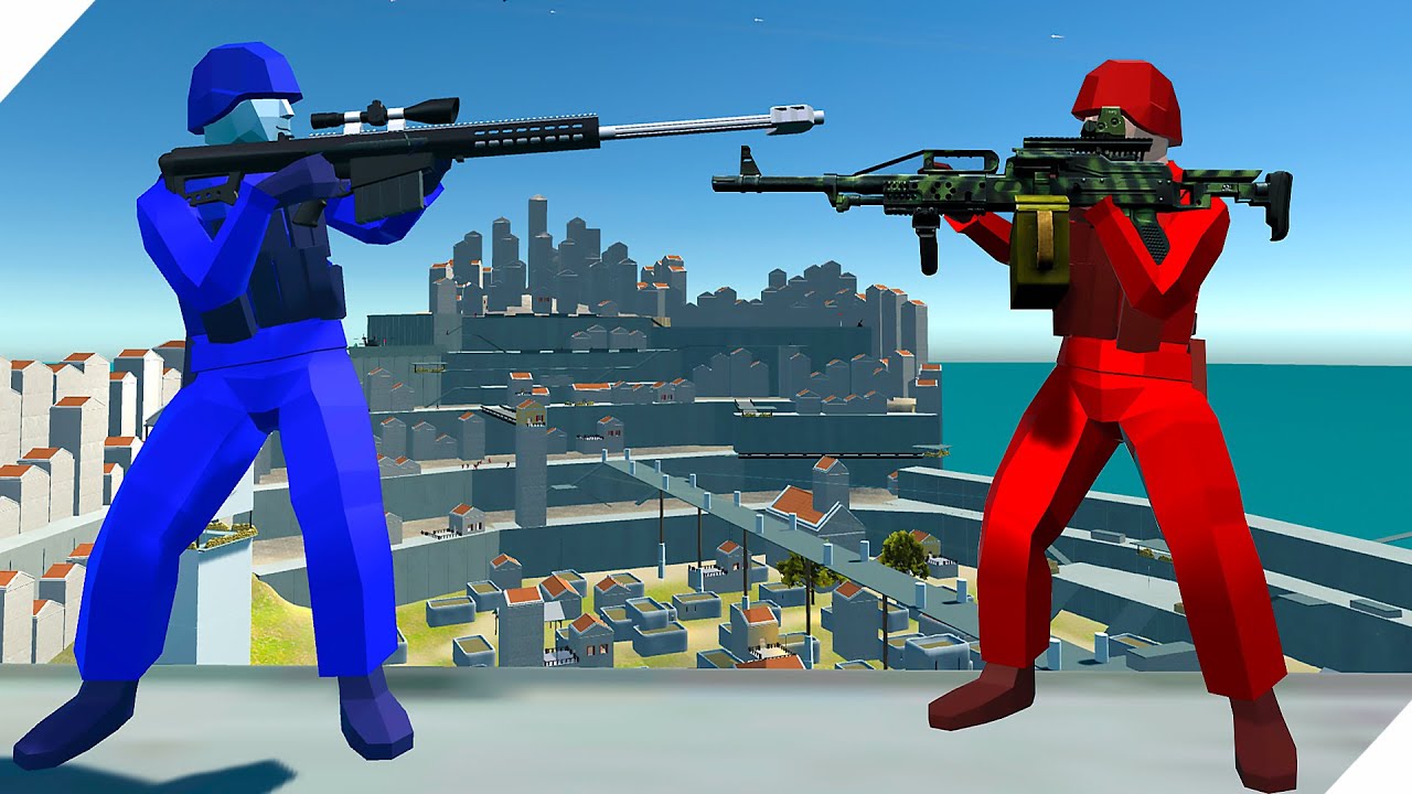 Два ГОРОДА БУДУЩЕГО! Кто выживет? - Игра Ravenfield, Битва солдатиков в Ревенфилд