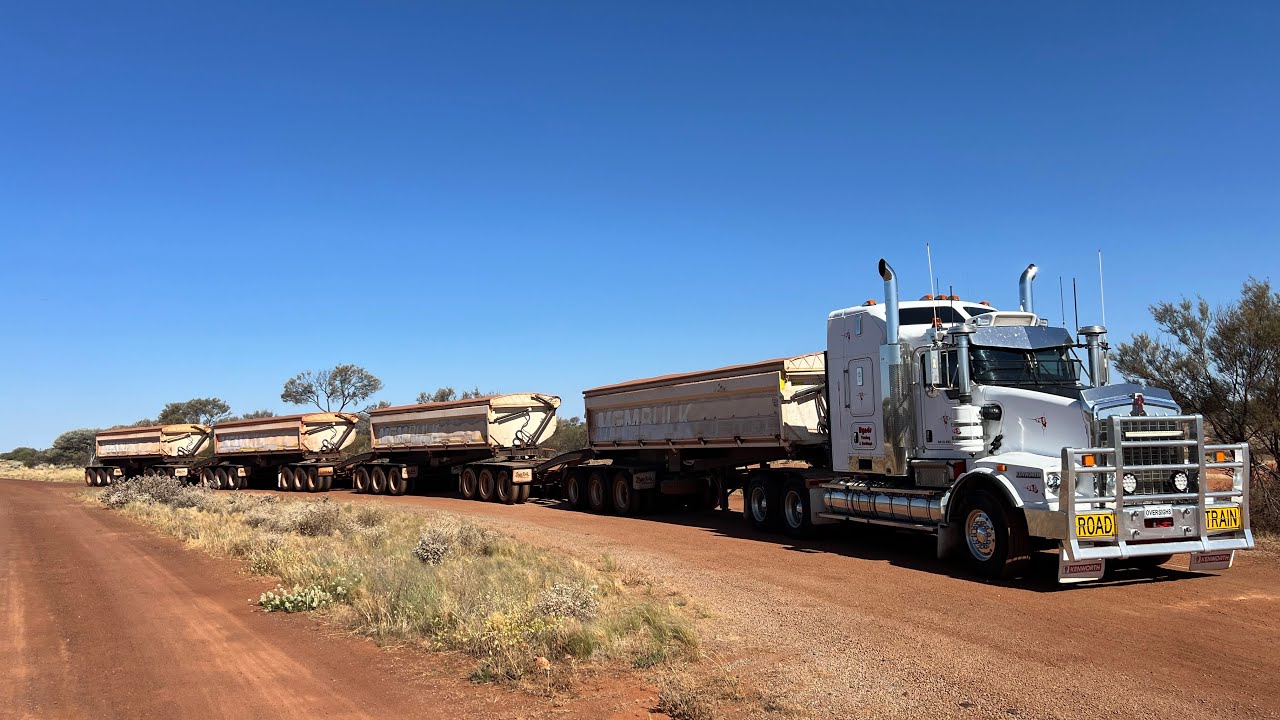 Another quad road train.