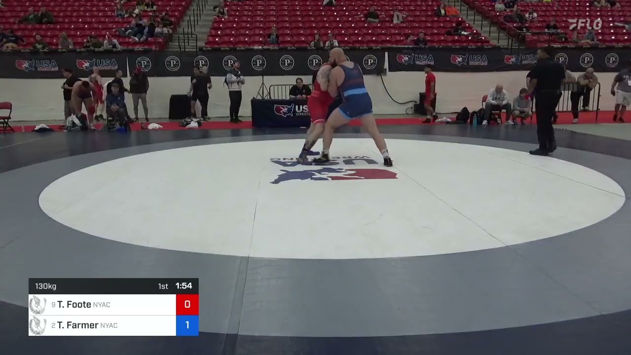 130 Kg Quarters - Tom Foote, New York Athletic Club Vs Tanner Farmer, New York Athletic Club Db04