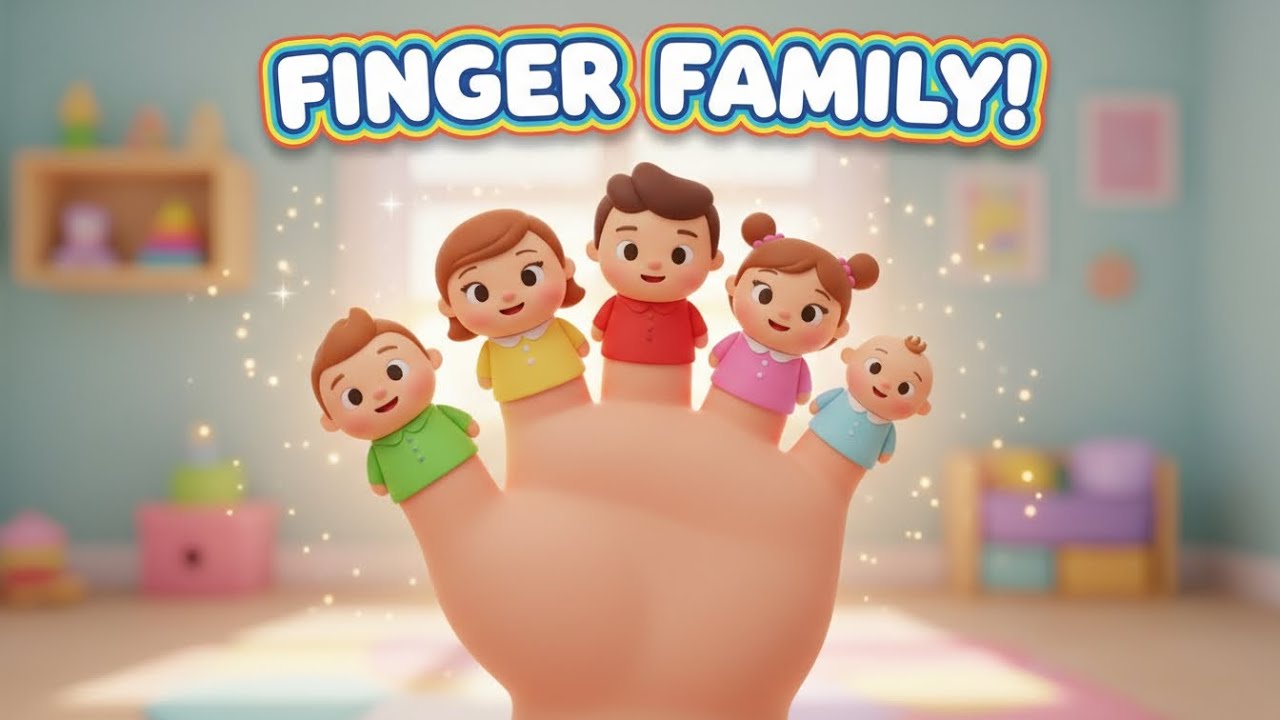 Finger Family Song 👶 | Learn Fingers with Tommy | Fun Kids Song